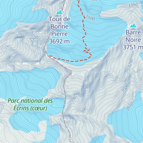 Map of Pic Lory