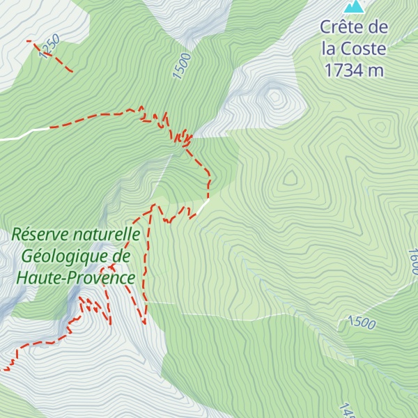 Map of Cabane d'Archail