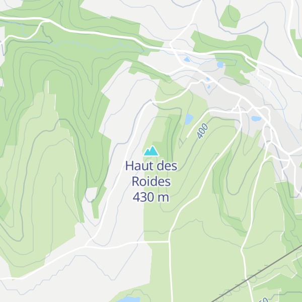 Map of Haut des Roides