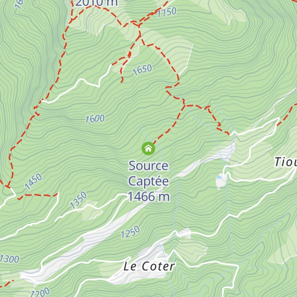 Map of Source Captée