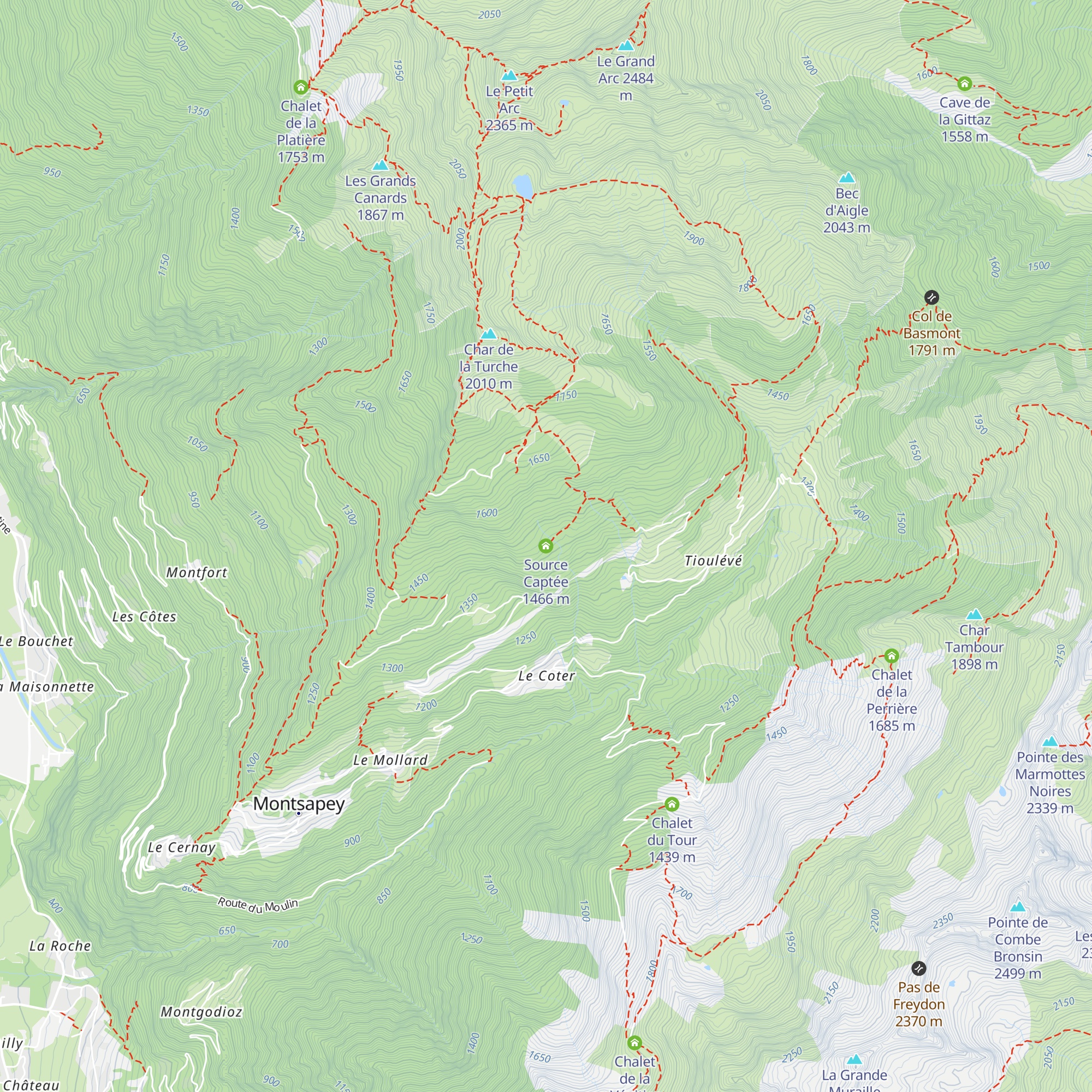 Source Captée map