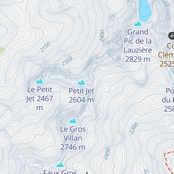 Map of Rocher du Grand Jet