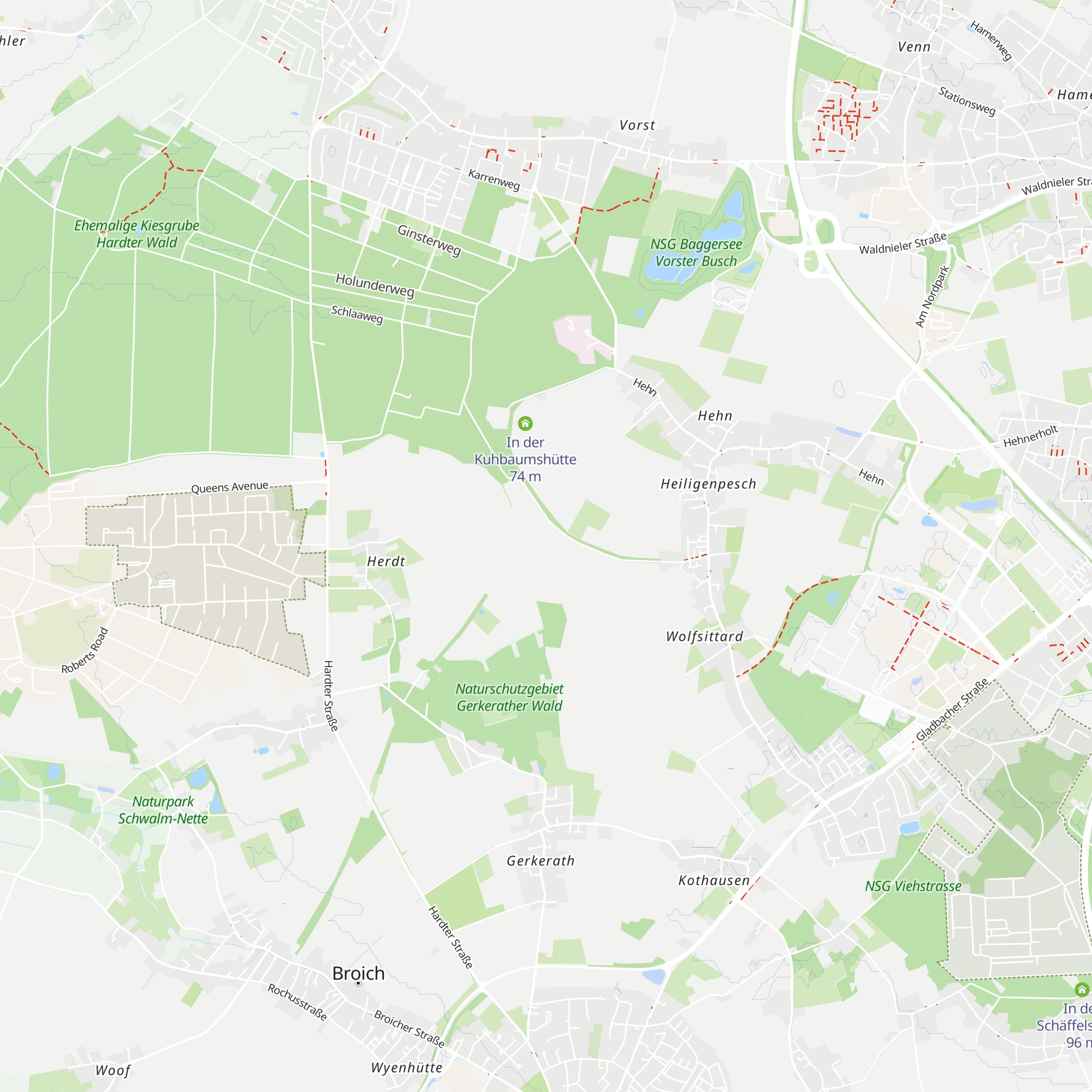 Kühlenhütte map