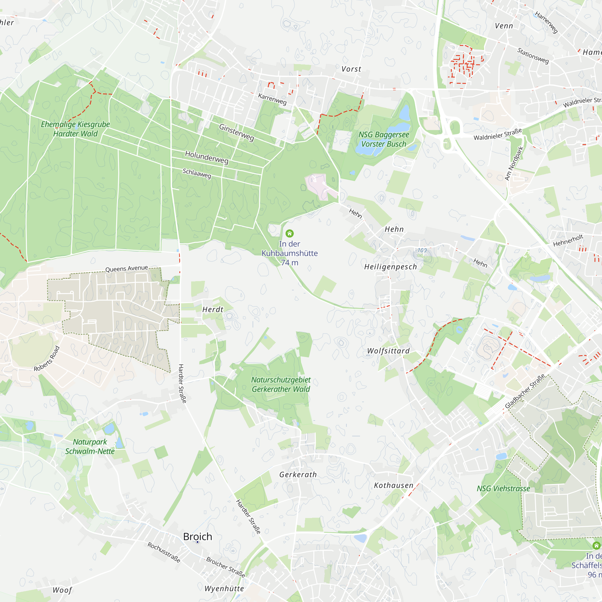 Kühlenhütte map