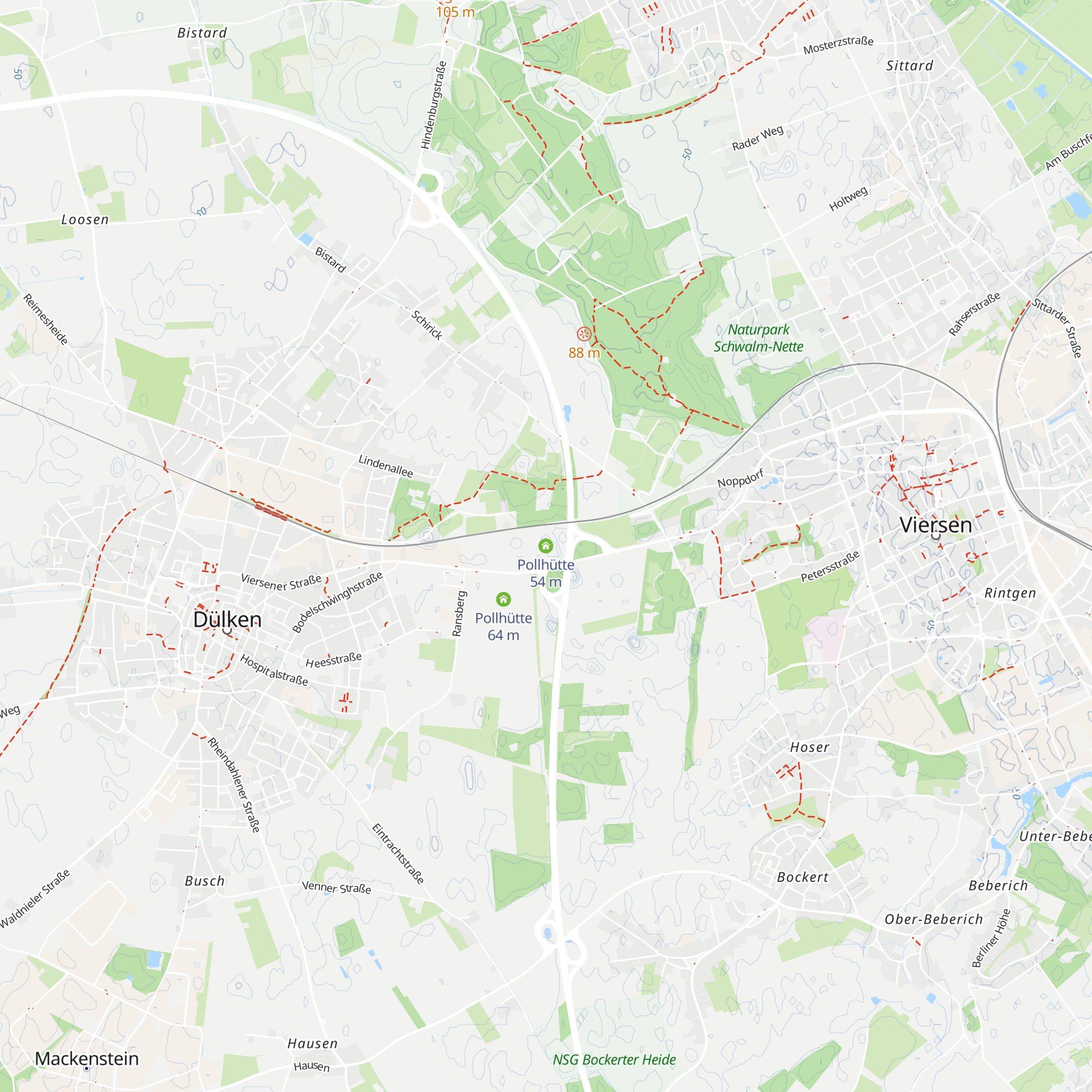Pollhütte map