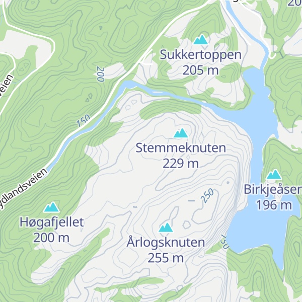 Map of Snåreknuten