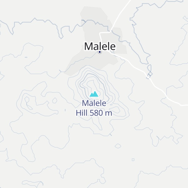 Map of Malele Hill