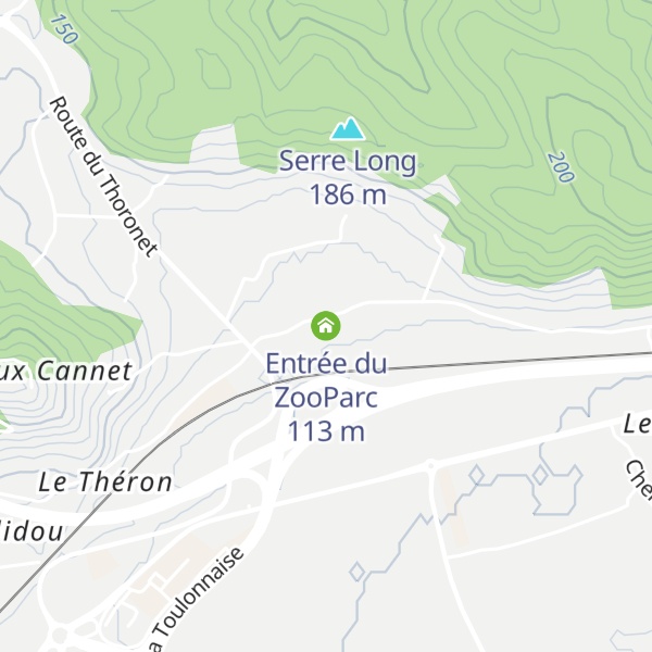 Map of Entrée du ZooParc