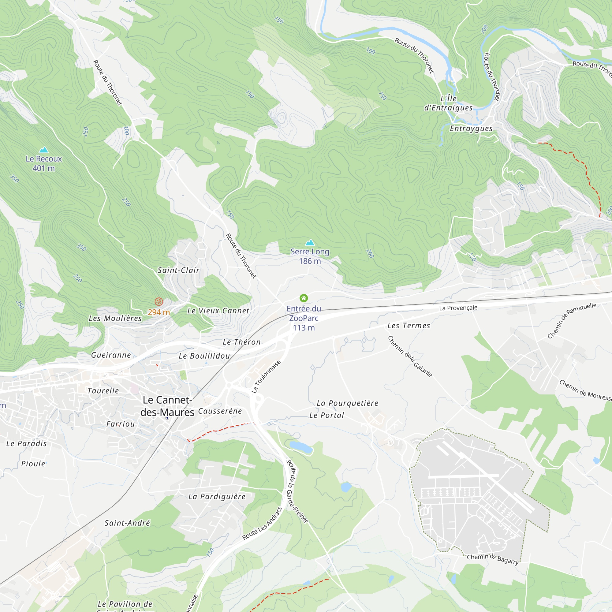 Restaurant du ZooParc map