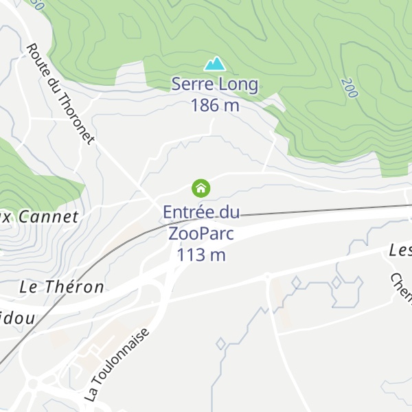 Map of Restaurant du ZooParc