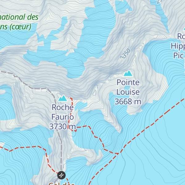 Map of Pointe Xavier Blanc