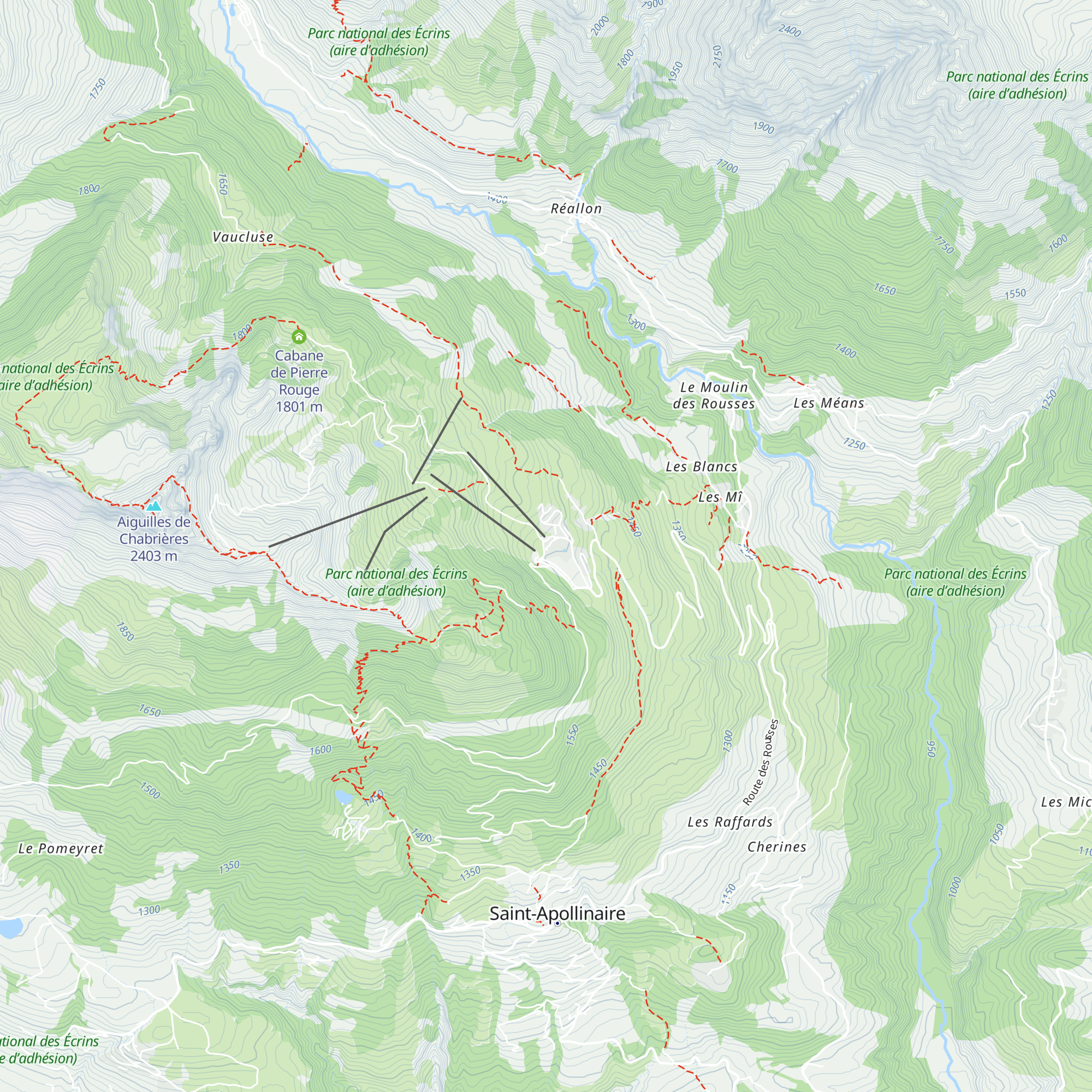 Restaurant des 4 Saisons map