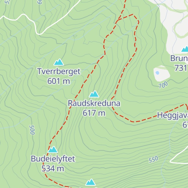 Map of Raudskreduna