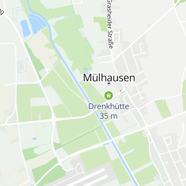 Map of Drenkhütte und Treibgraben