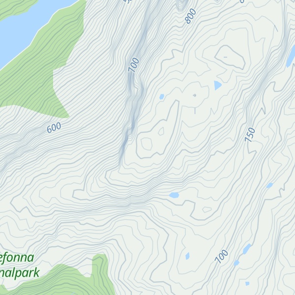 Map of Grønenuten