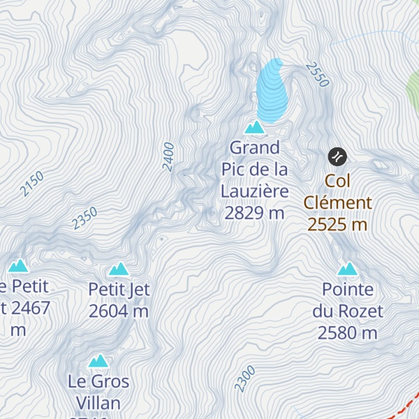 Map of Tour de la Flachère