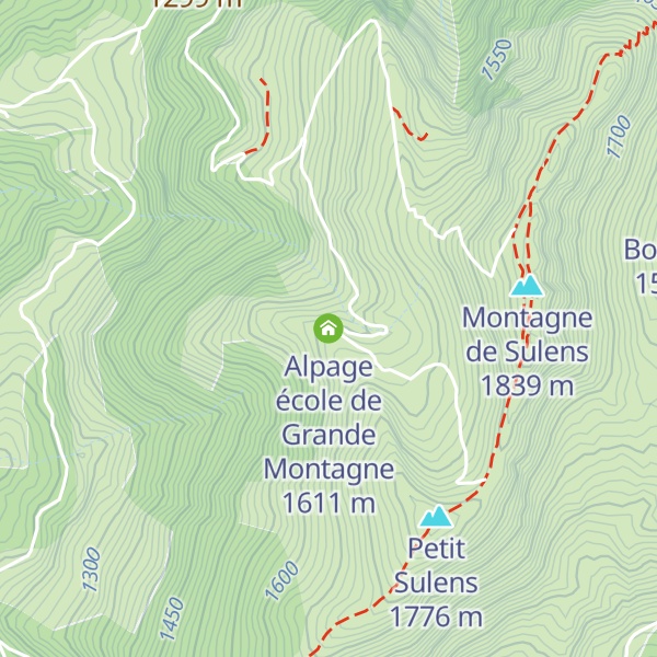 Map of Alpage école de Grande Montagne