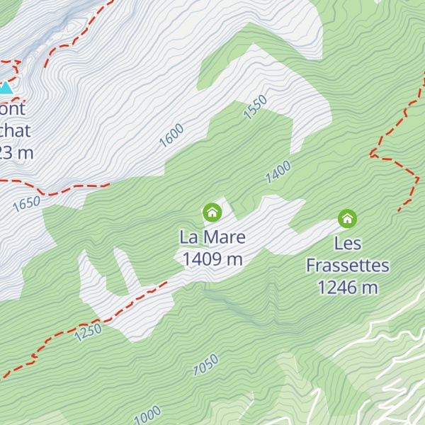 Map of La Mare