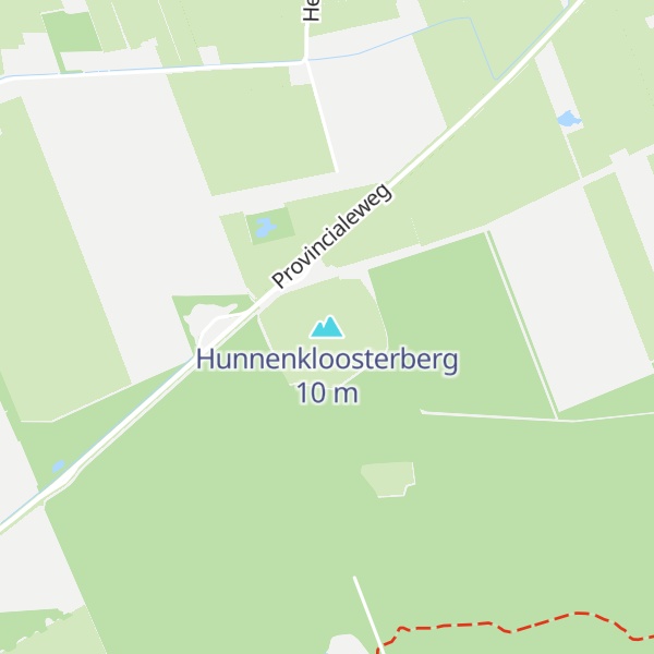 Map of Hunnenkloosterberg