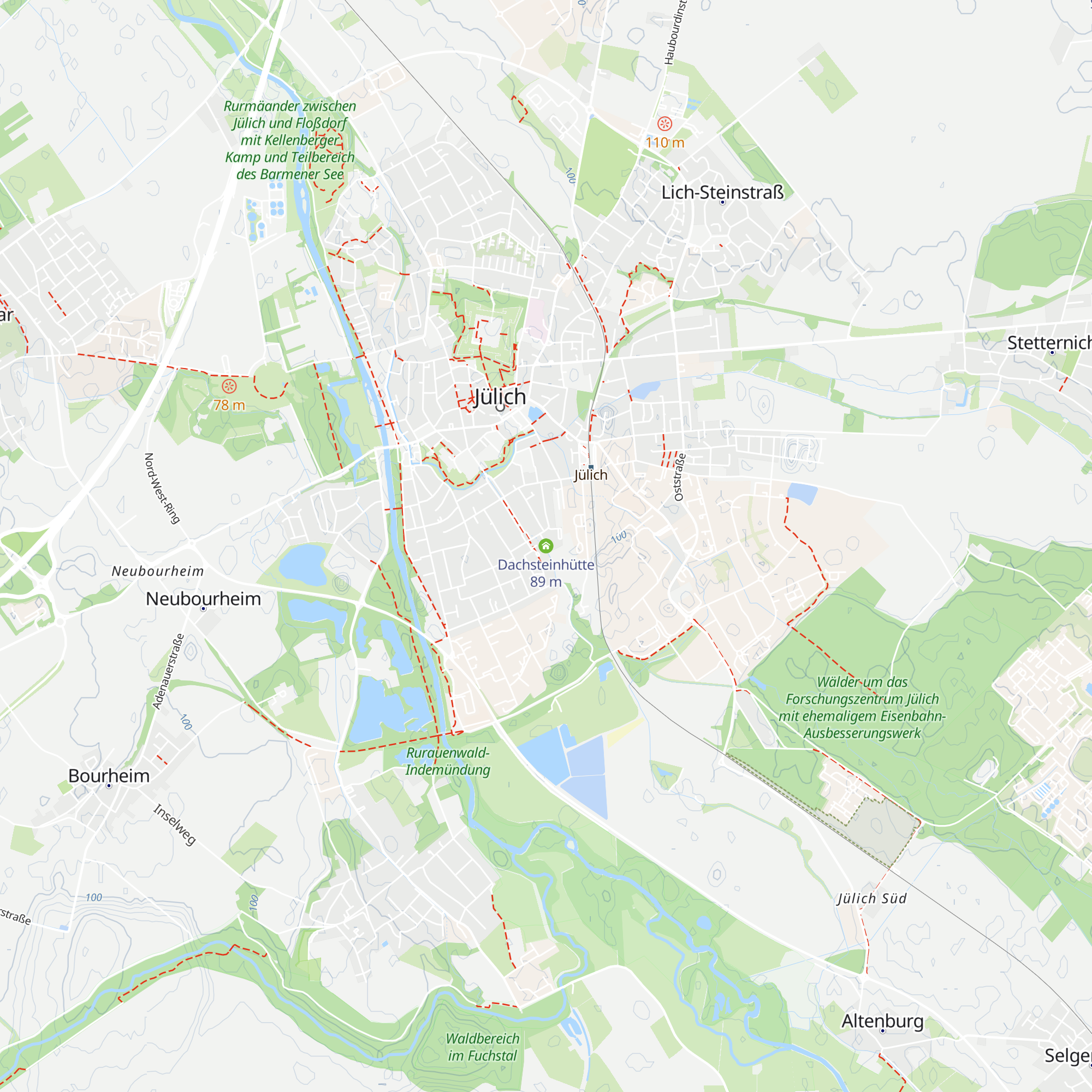 Dachsteinhütte map