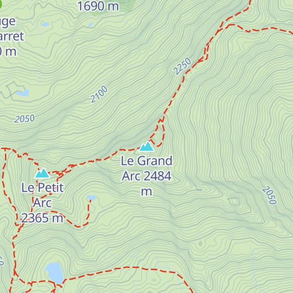 Map of Le Grand Arc