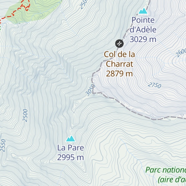 Map of Pic des Trois Évêchés