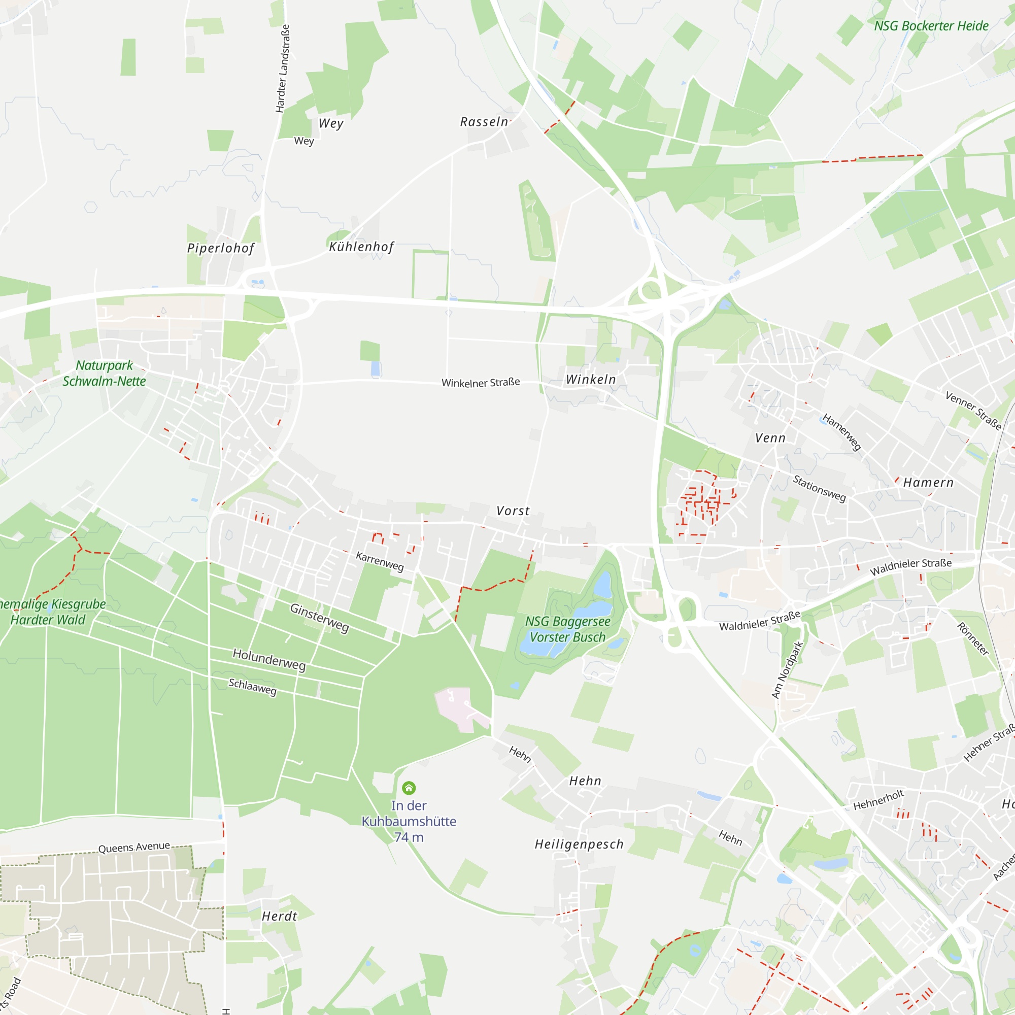Baumshütte map
