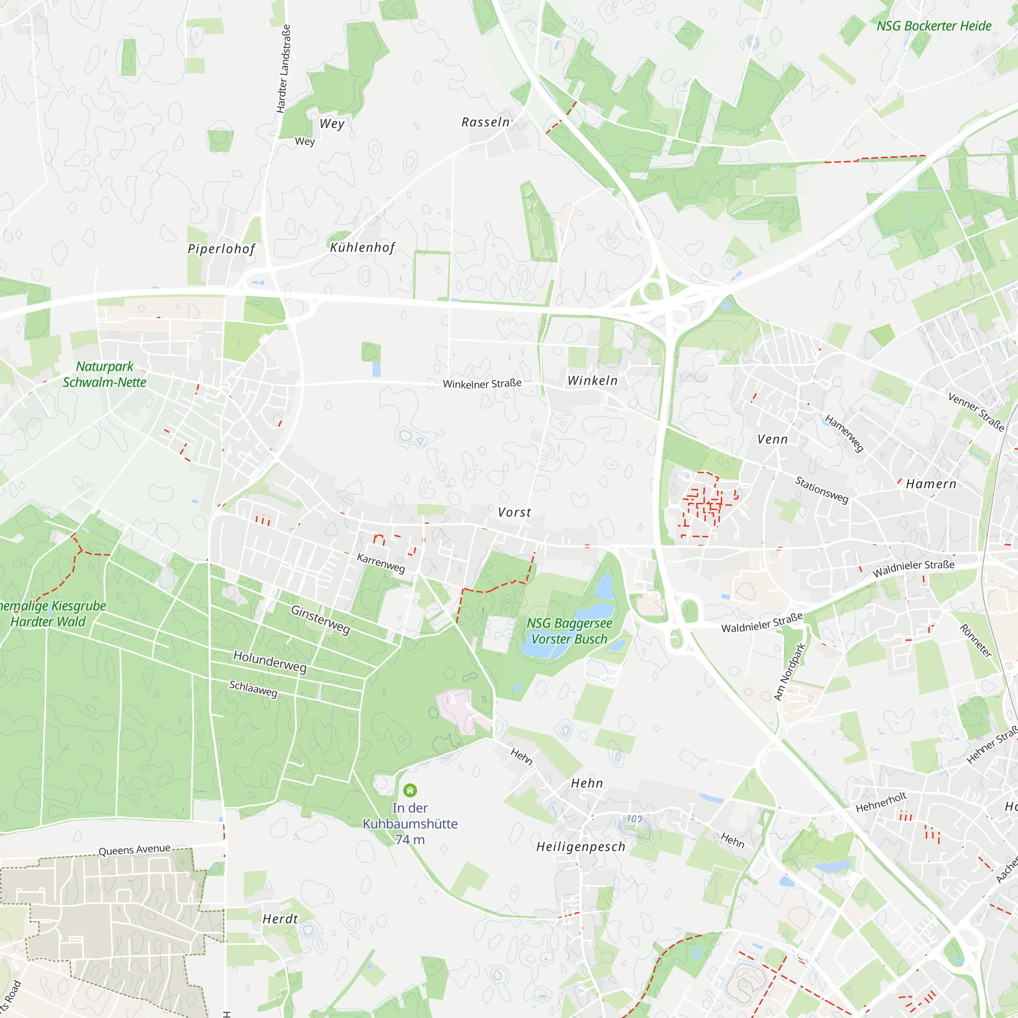 Baumshütte map