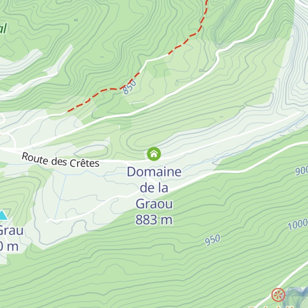 Map of Domaine de la Graou