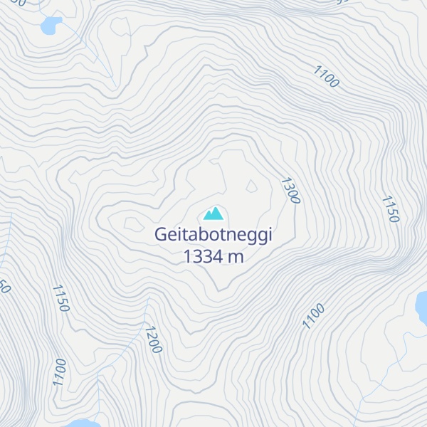 Map of Geitabotneggi