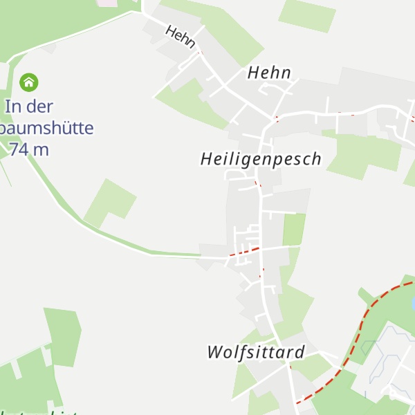 Map of Am Hüttenweg