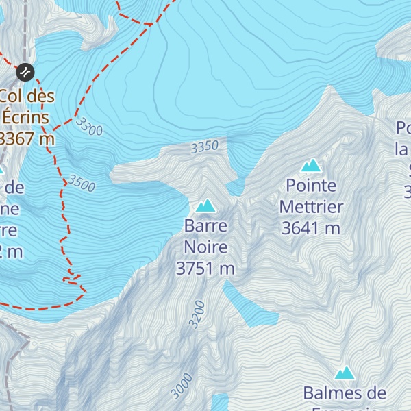 Map of Barre Noire