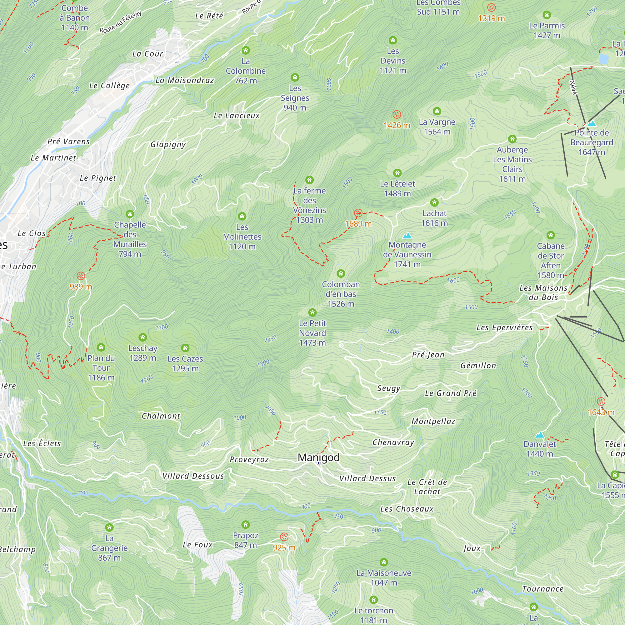 Le Petit Novard map