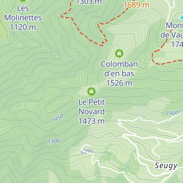 Map of Le Petit Novard