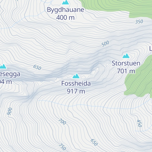 Map of Fossheida