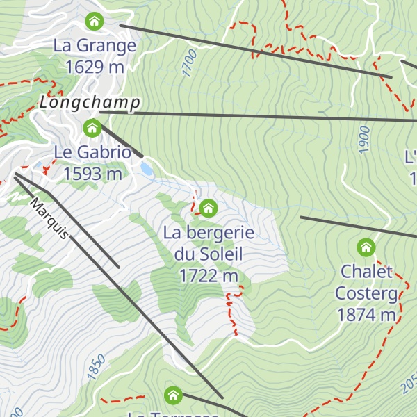 Map of La bergerie du Soleil