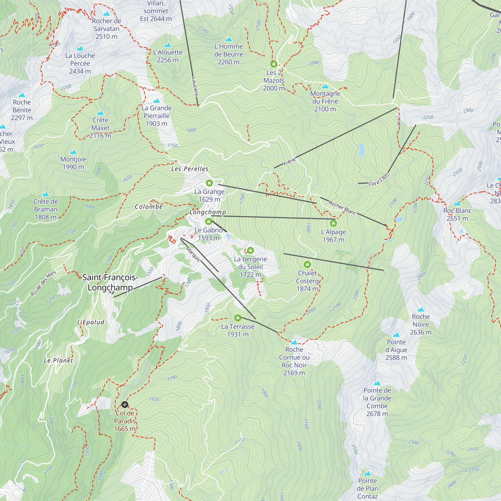 La bergerie du Soleil map