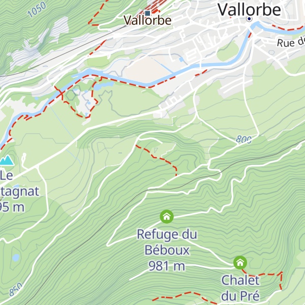 Map of Refuge de Plan Saint-Jean