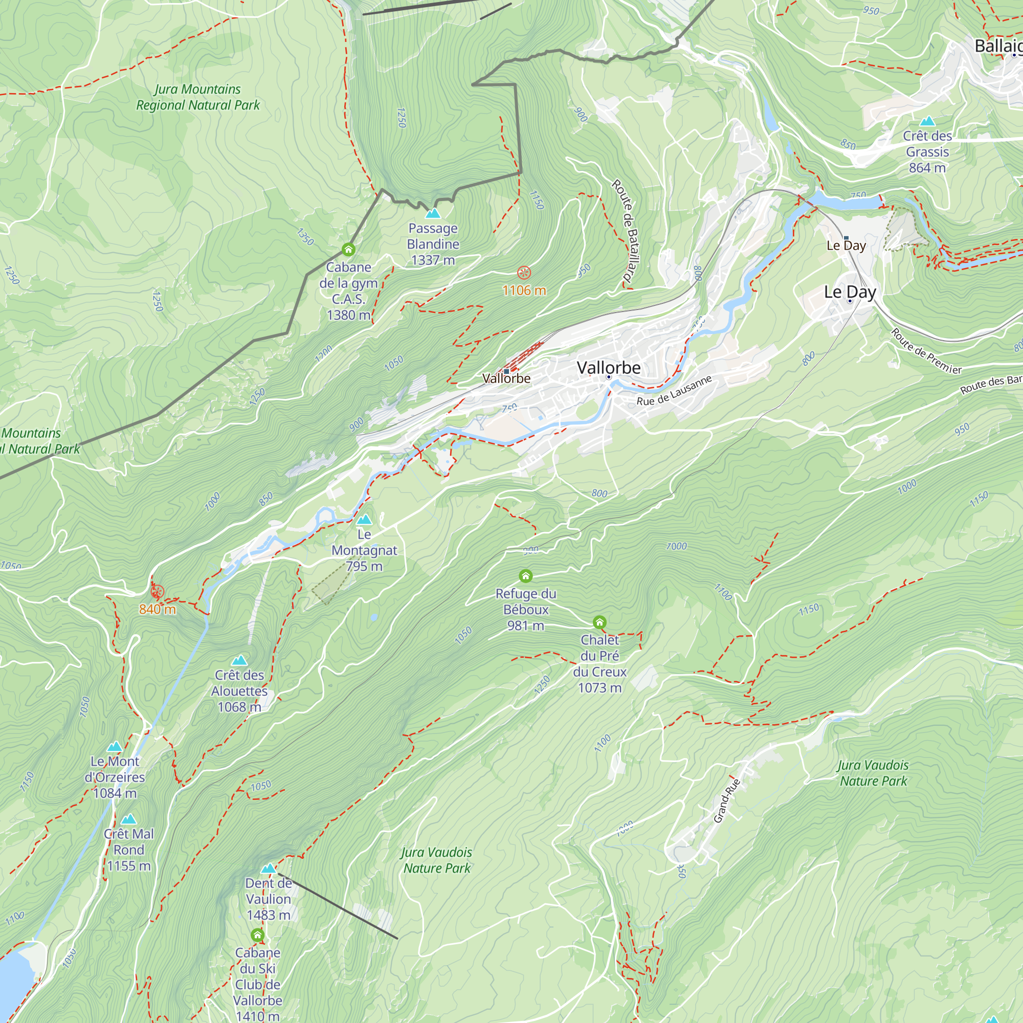 Refuge de Plan Saint-Jean map