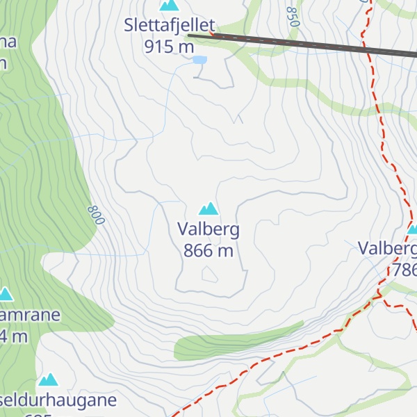 Map of Valberg
