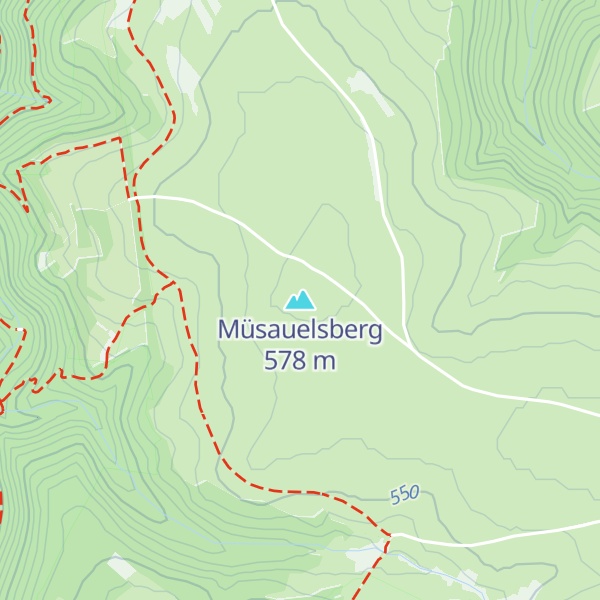 Map of Müsauelsberg