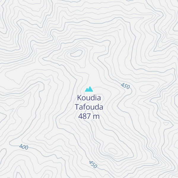 Map of Koudia Tafouda
