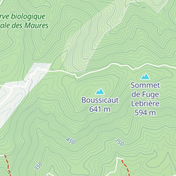 Map of Sommet du Bœuf