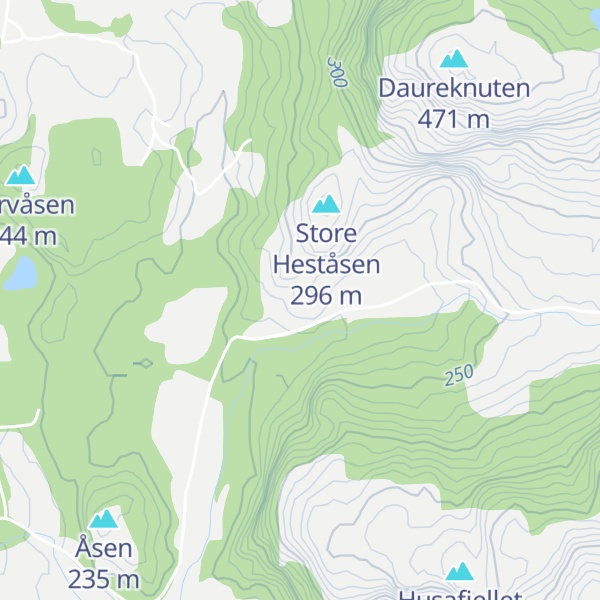 Map of Litle Heståsen
