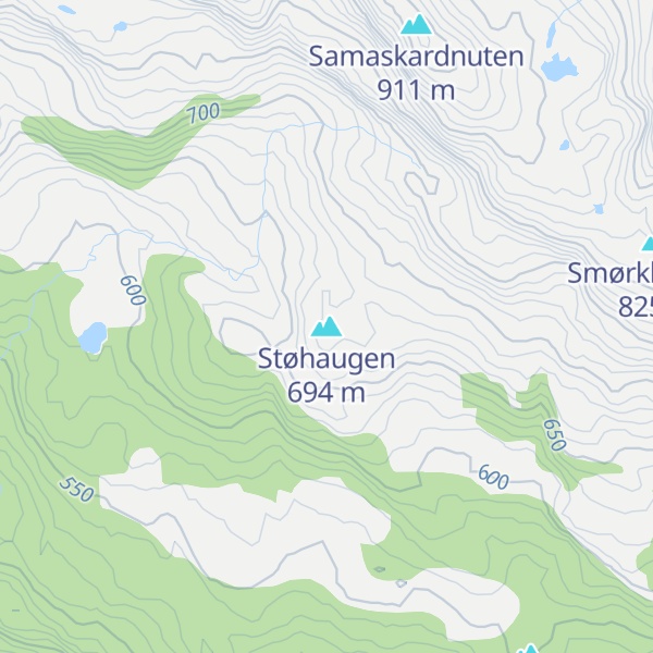 Map of Støhaugen