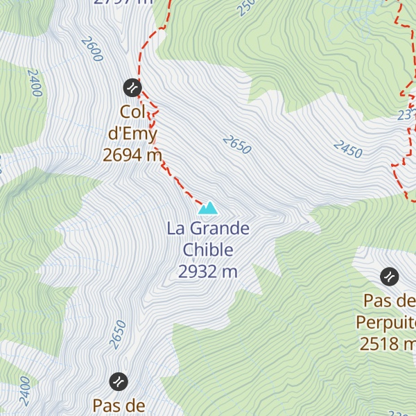 Map of La Grande Chible