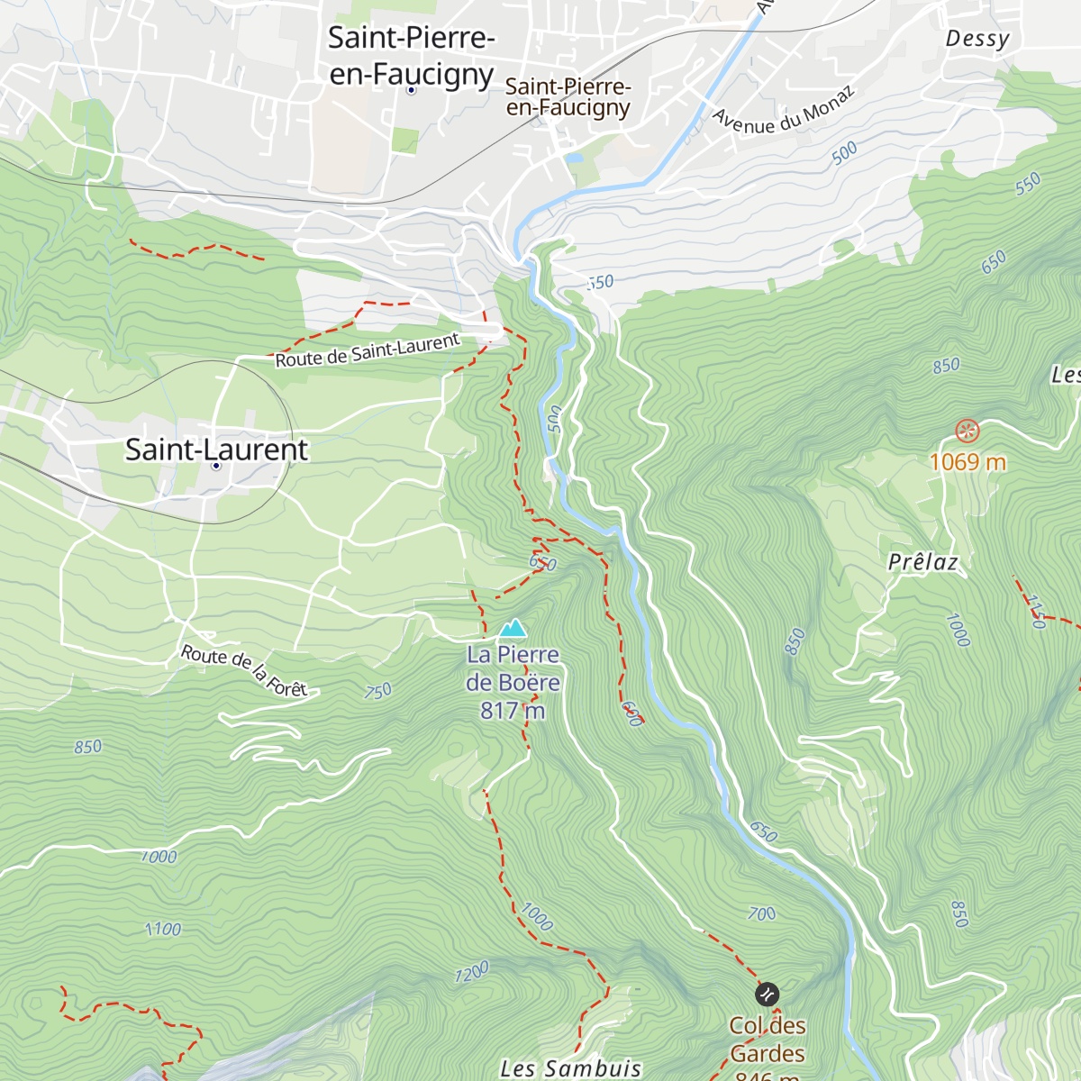 Chambre de mise en charge map