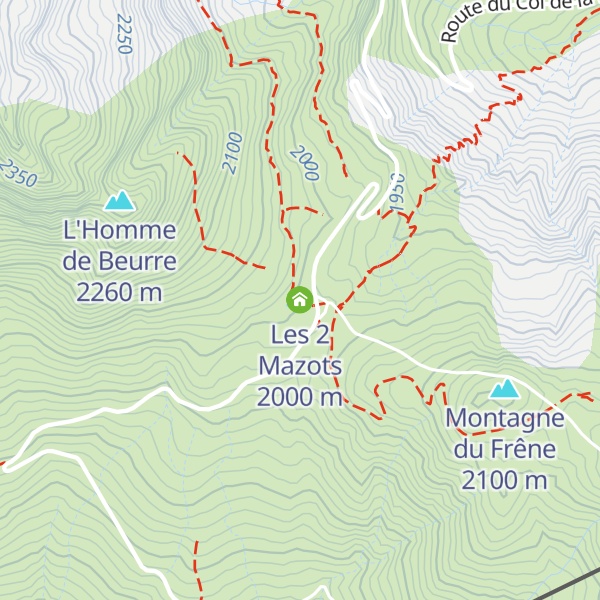 Map of Les 2 Mazots