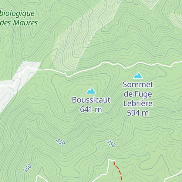 Map of Boussicaut