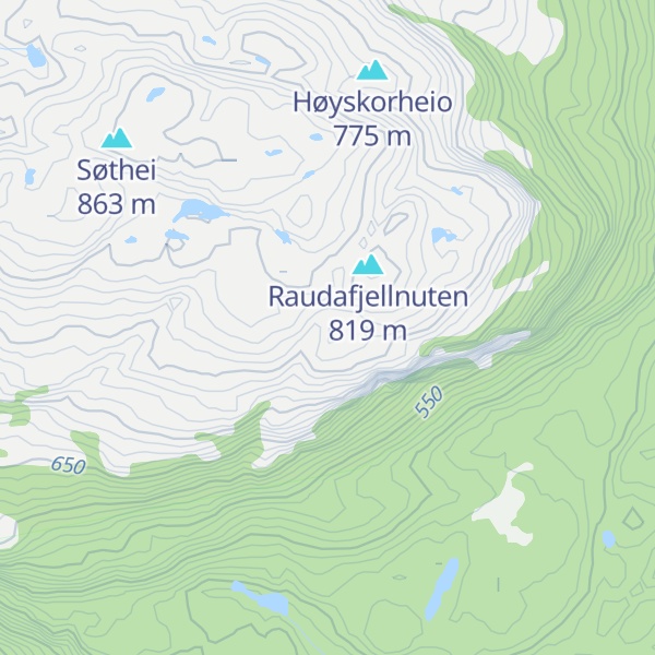 Map of Rauda Sponset